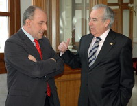El presidente del Consejo de Cuentas inicia en Palencia una serie de encuentros institucionales con ayuntamientos y diputaciones de la Comunidad